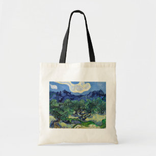 Tote Bag Vincent van Gogh - Oliviers avec les Alpilles