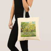 Tote Bag Vincent van Gogh, Orchard à Blossom (Devant (produit))