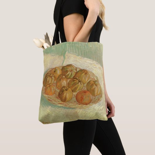 Tote Bag Vincent van Gogh - Panier de pommes à vie continue (De près)