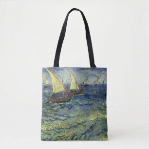 Tote Bag Vincent van Gogh - Paysage marin à Saintes Maries