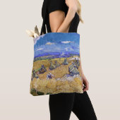Tote Bag Vincent van Gogh - Pile de blé avec les lecteurs (De près)