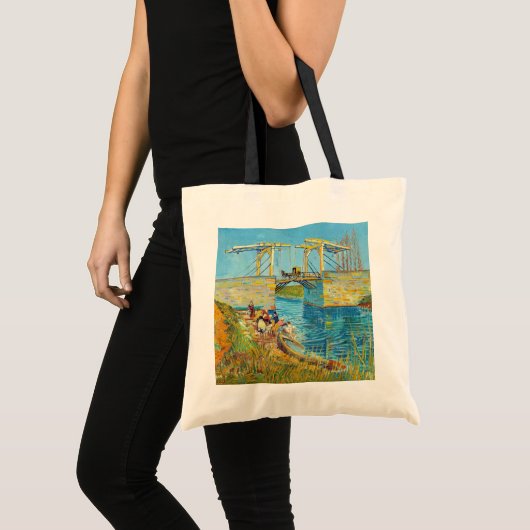 Tote Bag Vincent van Gogh - Pont Langlois à Arles #1 (Devant (produit))