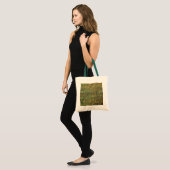 Tote Bag Vincent van Gogh - Prairie en fleurs (Devant (modèle))