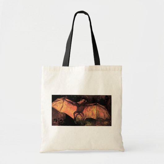 Tote Bag Vincent Van Gogh - Renard volant - Art d'Halloween (Devant)