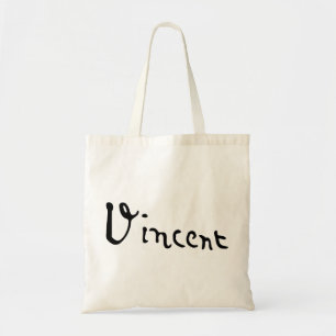Tote Bag Vincent Van Gogh Signature