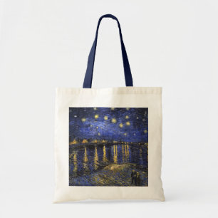 Tote Bag Vincent Van Gogh Starry Night Over The Rhone