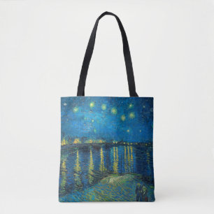 Tote Bag Vincent Van Gogh Starry Night Over the Rhone