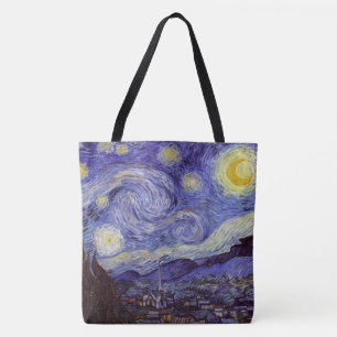 Tote Bag Vincent Van Gogh Starry Nuit Vintage Art