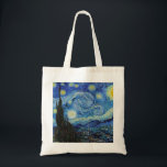 Tote Bag Vincent Van Gogh Starry Nuit Vintage Art<br><div class="desc">Vincent Van Gogh Starry Nuit Vintage Art Sac fourre-tout</div>