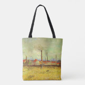 Tote Bag Vincent van Gogh - Usines à Asnières (Dos)
