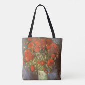 Tote Bag Vincent van Gogh Vase à vie morte avec des pavots  (Dos)