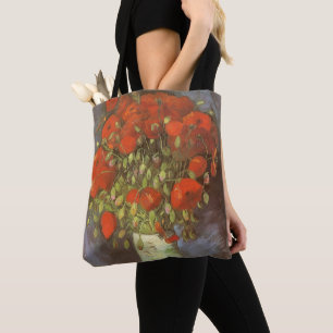 Tote Bag Vincent van Gogh Vase à vie morte avec des pavots 