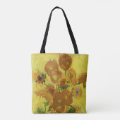 Tote Bag Vincent van Gogh - Vase avec quinze tournesols (Dos)