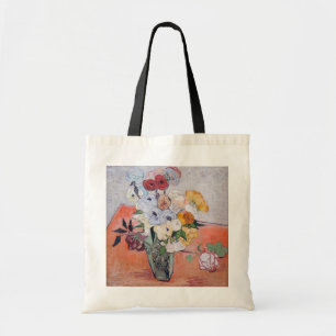 Tote Bag Vincent van Gogh - Vase avec Roses & Anémones