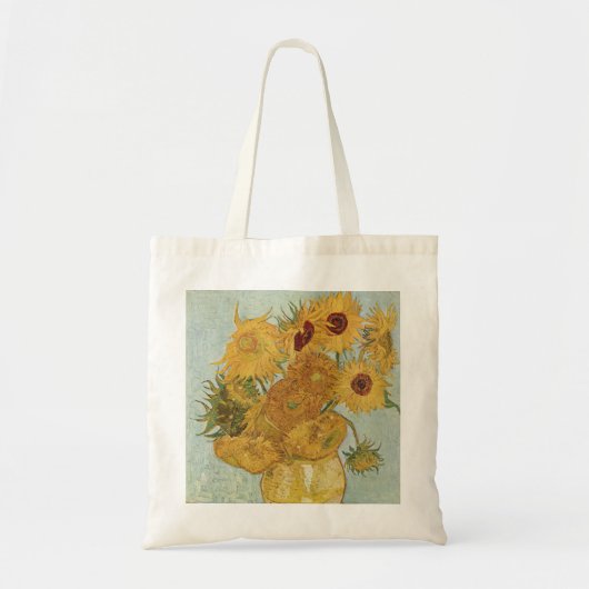 Tote Bag Vincent van Gogh Vase de vie morte avec des tourne (Devant)