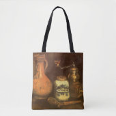 Tote Bag Vincent van Gogh - Vie morte avec moulin à café (Devant)