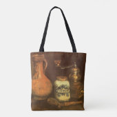 Tote Bag Vincent van Gogh - Vie morte avec moulin à café (Dos)