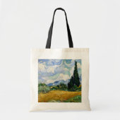 Tote Bag Vincent Van Gogh Wheat Field With Cypresses (Devant)