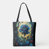 Tote Bag Vins Roses bleus 1 (Dos)