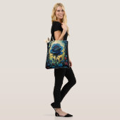 Tote Bag Vins Roses bleus 1 (Sur le modèle)