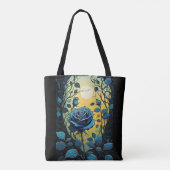 Tote Bag Vins Roses bleus 2 (Dos)