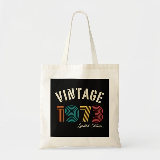 Tote Bag Vintage 1973 51e anniversaire (Devant)