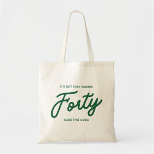 Tote Bag Vintage 40e anniversaire Simple Soixante Fabuleux