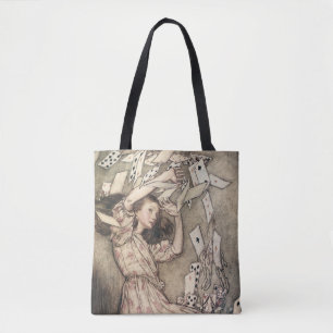 Tote Bag Vintage Alices Adventures in Wonderland par Rackha