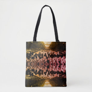 Tote Bag Vintage Angleterre Gardes de retour le long du cen