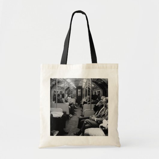 Tote Bag Vintage Angleterre Londres train intérieur (Devant)