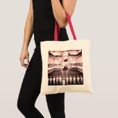 Tote Bag Vintage Autriche Vienne Espagnol Ecole d'Équitatio (Devant (produit))