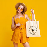 Tote Bag Vintage Bee Flower Daisy Citation Soyez vous<br><div class="desc">Vintage Bee Flower Daisy Citation Soyez votre Sac fourre-tout</div>