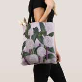 Tote Bag Vintage blanc orchidée Dendrobrium Purpurem (De près)