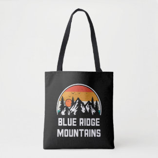 Tote Bag Vintage Blue Ridge Mountains Nature Outdoor Hiking