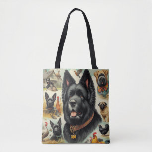 Tote Bag Vintage Bouvier des Flandres