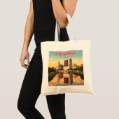 Tote Bag Vintage Columbus Ohio (Devant (produit))