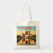 Tote Bag Vintage Columbus Ohio (Devant)