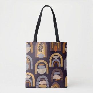 Tote Bag vintage contemporain sans couture motif avec esthé