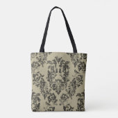 Tote Bag Vintage damask continu motif (Dos)