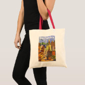 Tote Bag Vintage de San Francisco (Devant (produit))
