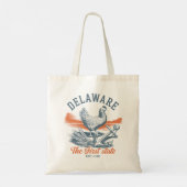 Tote Bag Vintage Delaware Souvenir Reusable Bag (Dos)