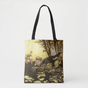 Tote Bag Vintage Fairy Tale, Band of Workmen de Rackham