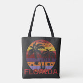 Tote Bag Vintage Floride USA Summer Beach (Dos)