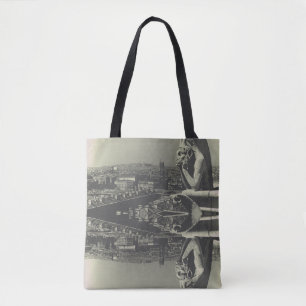 Tote Bag Vintage France Paris Notre Dame