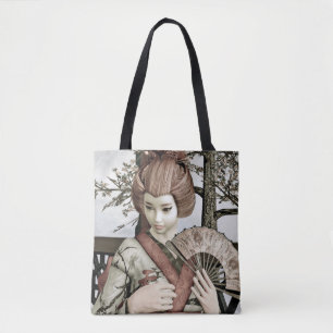 Tote Bag Vintage Geisha