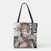 Tote Bag Vintage Geisha (Dos)