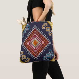 Tote Bag Vintage géométrique classique mode coloré