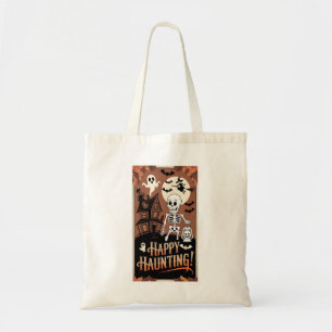 Tote Bag Vintage Halloween Joyeuse Frayeur