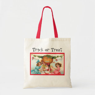 Tote Bag Vintage Halloween Trick ou Treat bags!