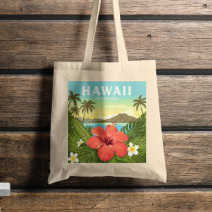 Tote Bag Vintage Hawaii